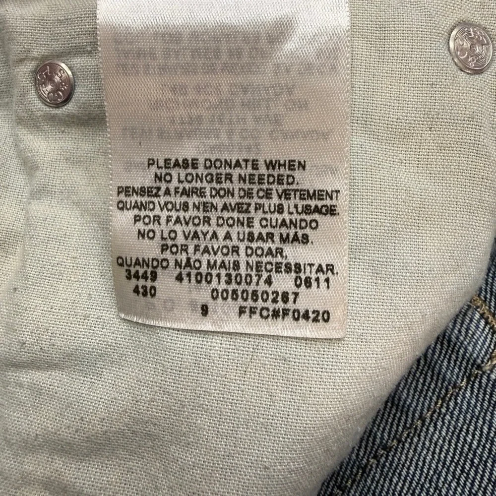 Levis 505 Straight Fit Jeans Men 33x36 (Fit 34x31) Blue Denim Workwear Classic